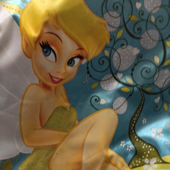 Kid’s Backpack Disney Tinker Bell Light Green 2 Pocket Girls Backpack - Picture 7 of 12